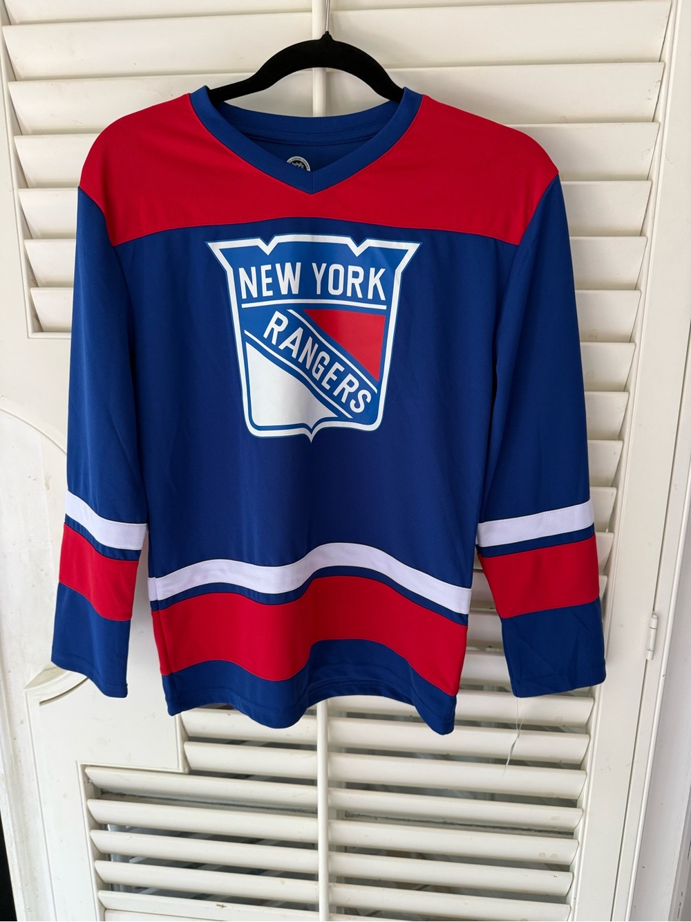 NHL New York Rangers Kids Blue & Red Hockey Jersey